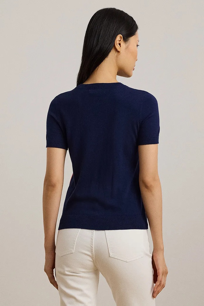 Sveter Lauren Ralph Lauren 200957579 modrá SS25