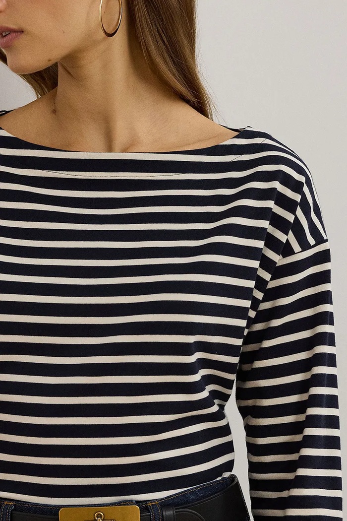 Odzież Lauren Ralph Lauren sweter bawełniany 200957604 granatowy