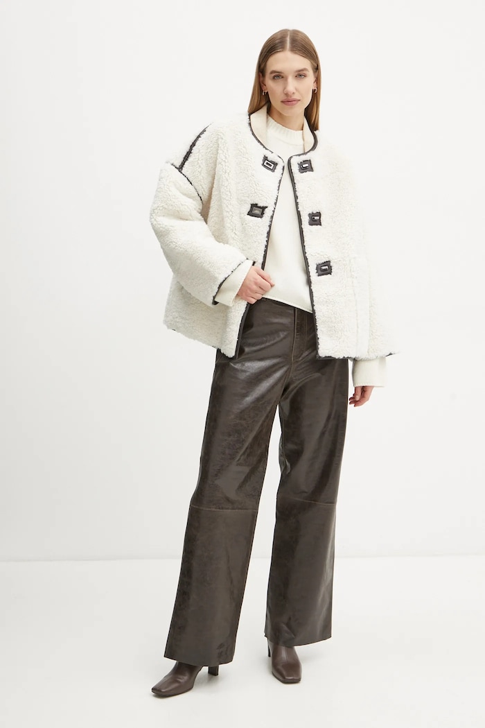 Day Birger et Mikkelsen sweter wełniany Felice DAY65243617 beżowy ZS25