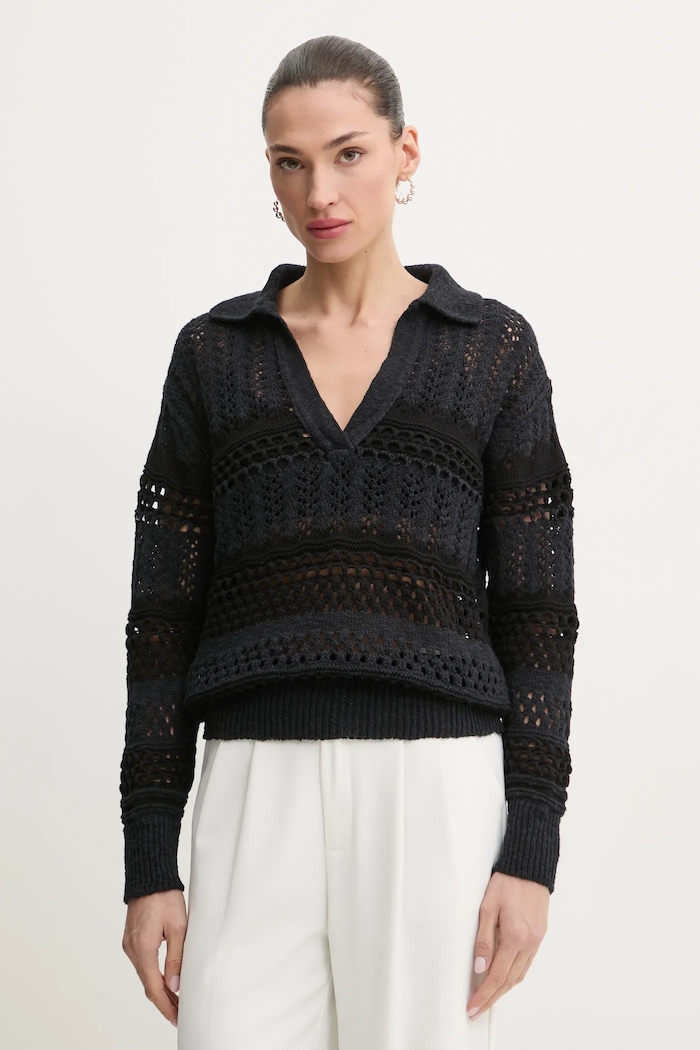 Pinko pulover din in grosime medie bleumarin 104946.A2FP