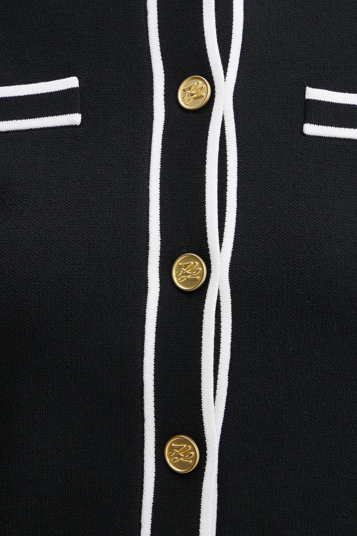 Karl Lagerfeld kardigan A1W18033 czarny