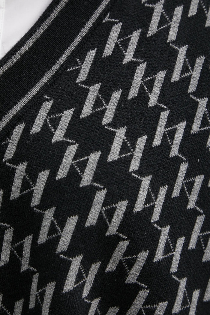 Karl Lagerfeld poncho z domieszką wełny A1W18034