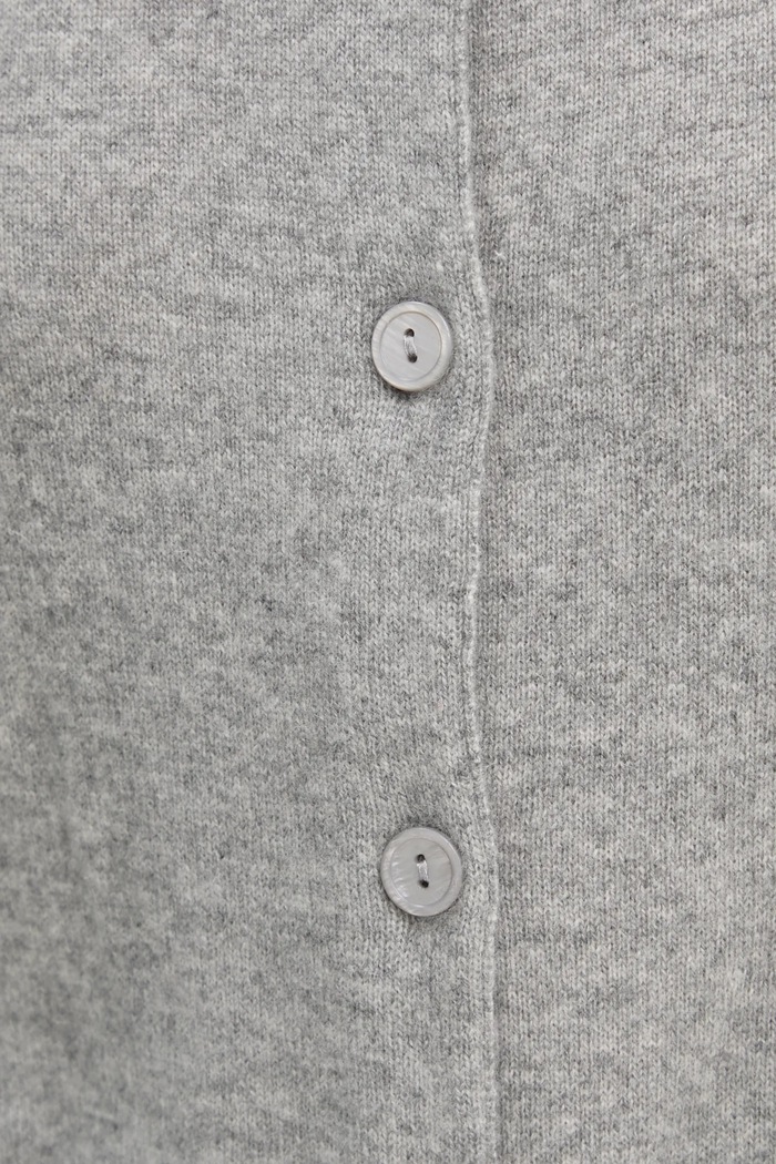 Samsoe Samsoe cardigan din lana SABOSTON F24400186 gri