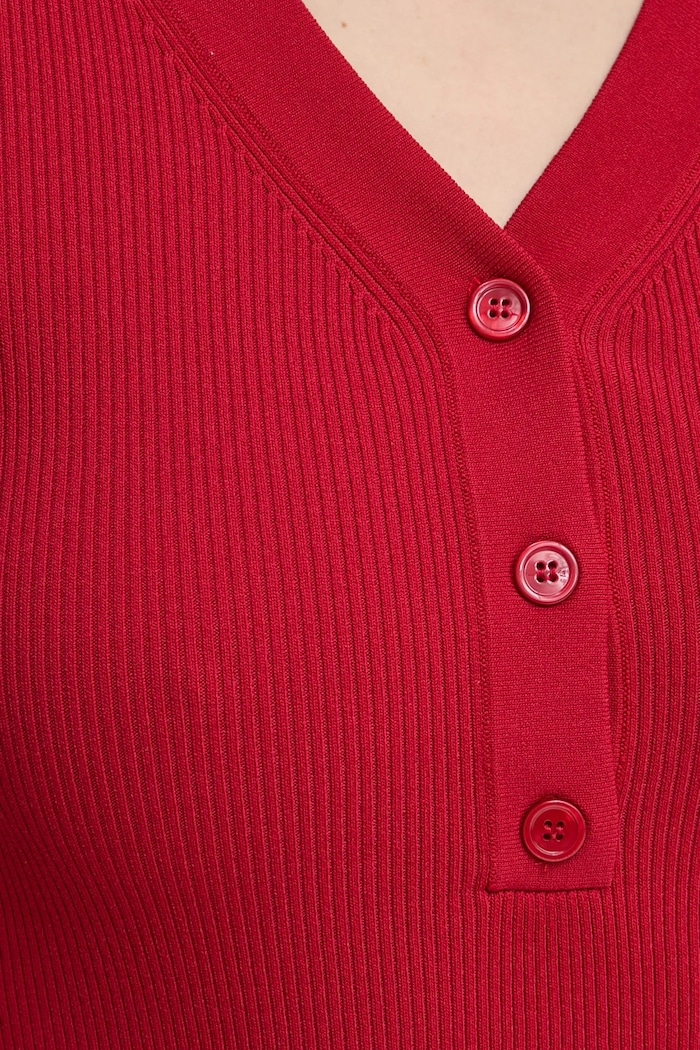 Samsoe Samsoe sweter SALEONORE F24400089 czerwony