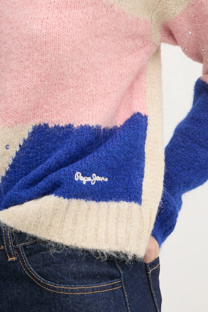 Pepe Jeans sweter z domieszką wełny NORA PL702238