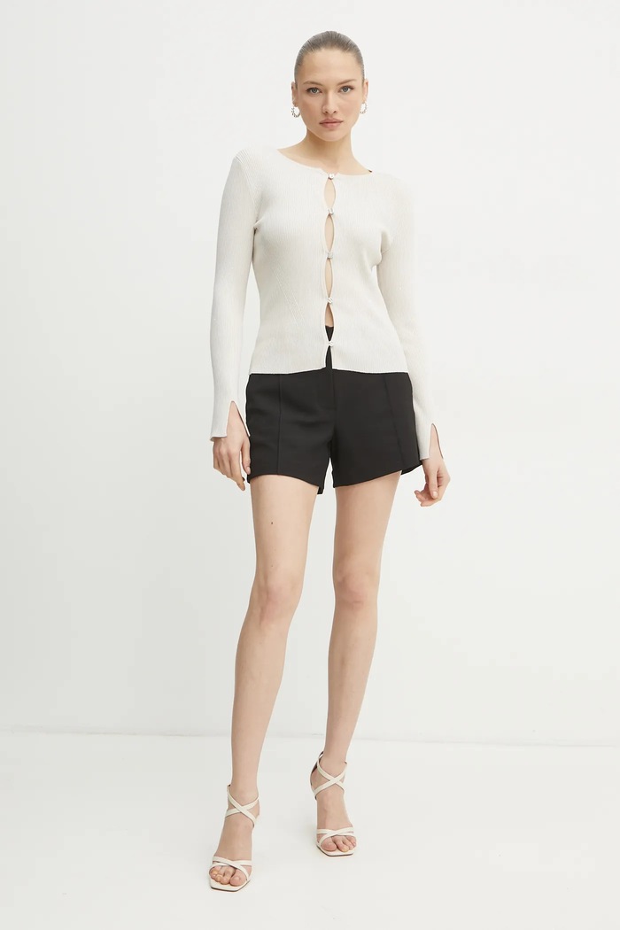 Kardigan Guess EDEN W5RR17.Z34O0 béžová SS25