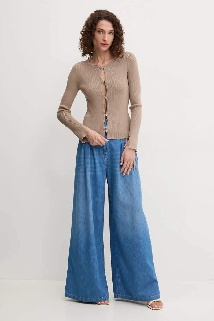 Kardigan Guess EDEN W5RR17.Z34O0 hnědá SS25