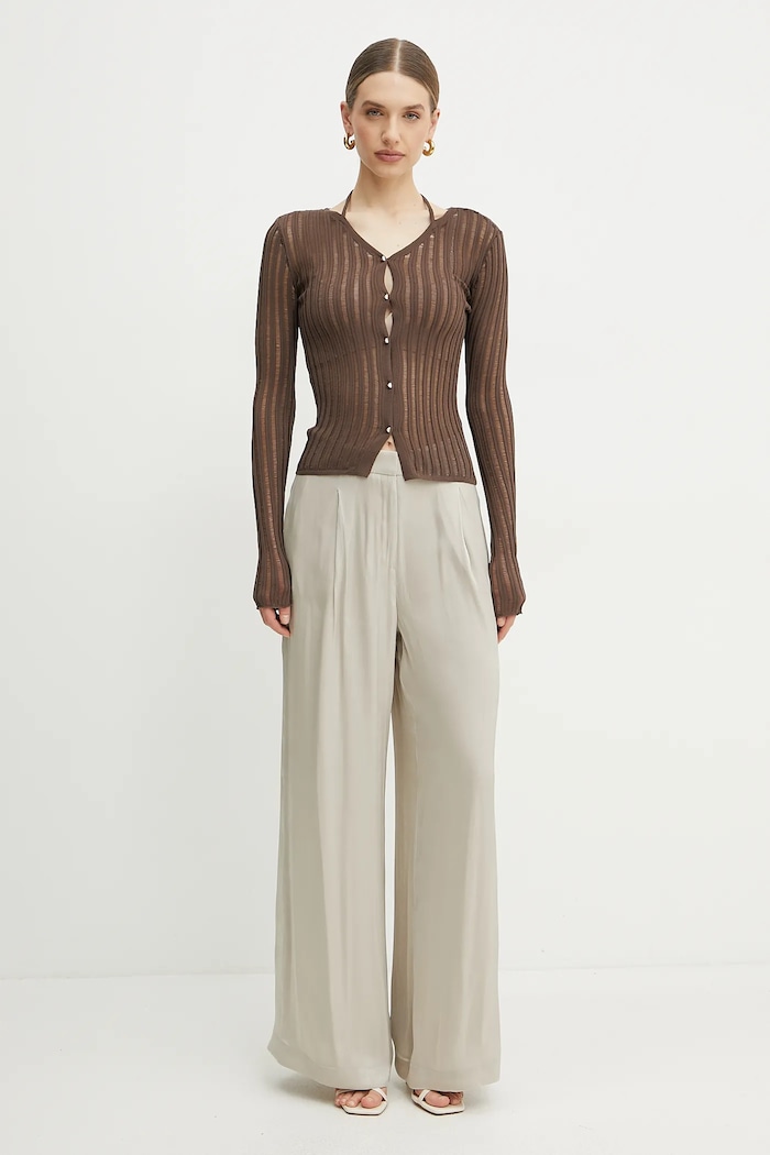 Patrizia Pepe cardigan 2K0308.K254 marrone SS25