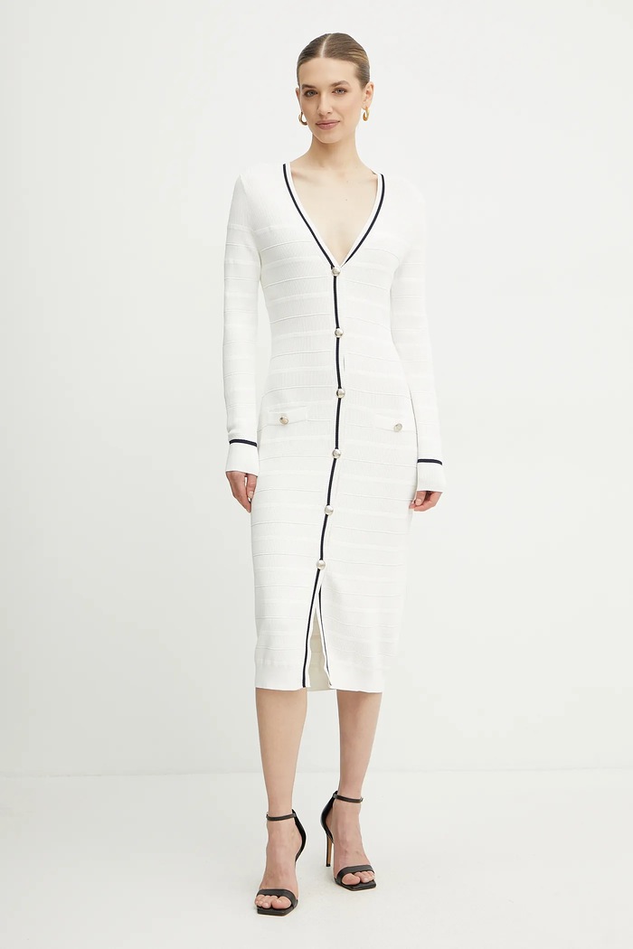 Odzież Marciano by Guess sukienka ADA 5RGR05.5640Z beżowy