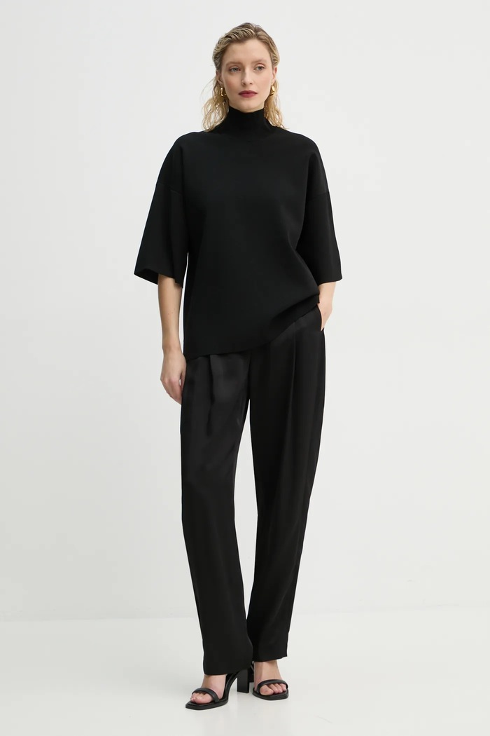 Theory sweter O1116707 czarny SS25