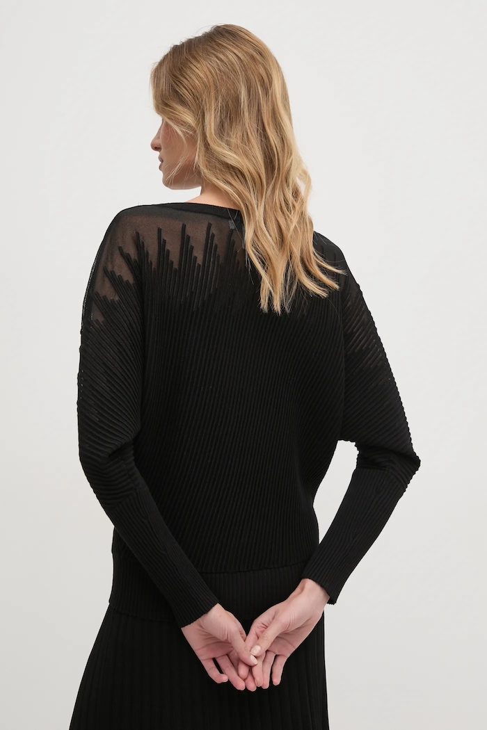 Ρούχα Πουλόβερ Dkny P4JSAT74 μαύρο