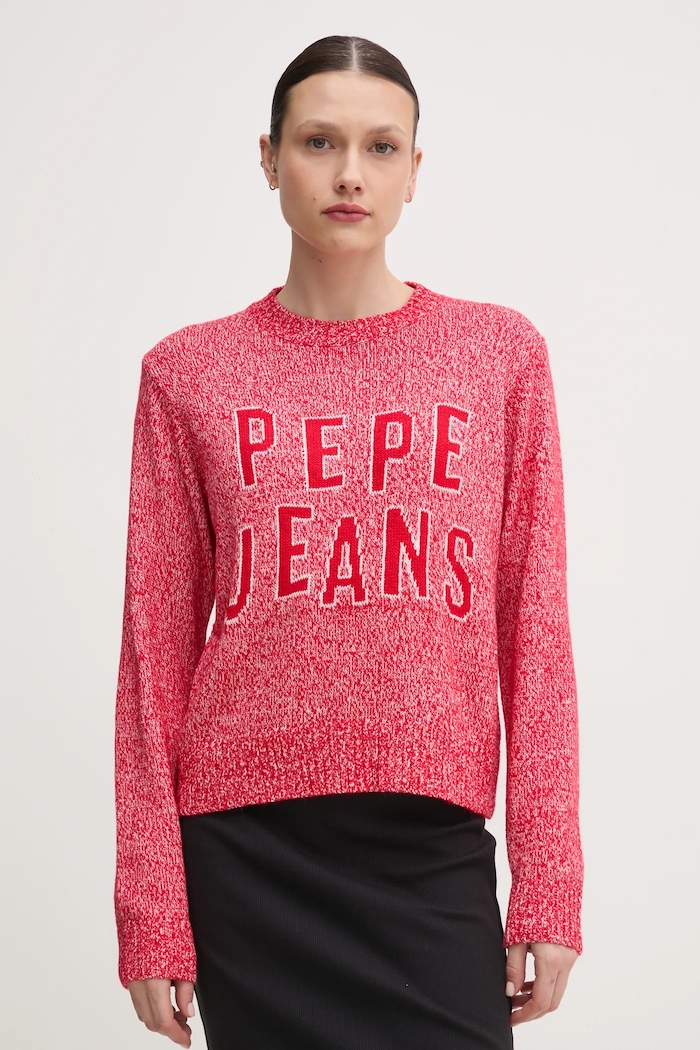 Pepe Jeans maglione PANDORA medio spessore rosso PL702270