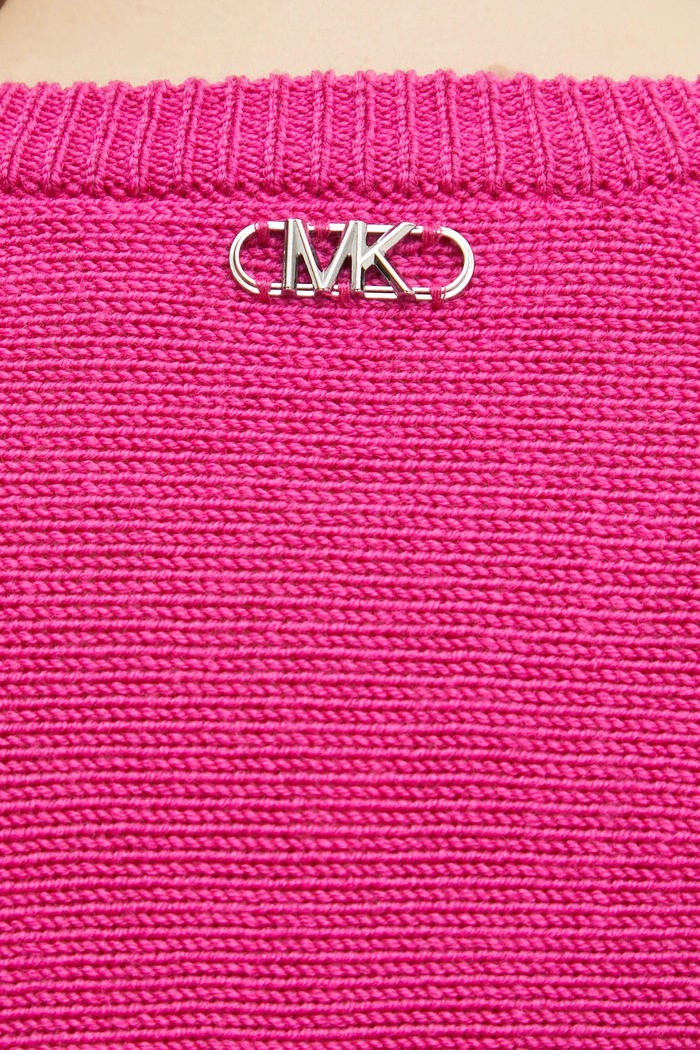Vuneni pulover MICHAEL Michael Kors MR5612KF2G roza