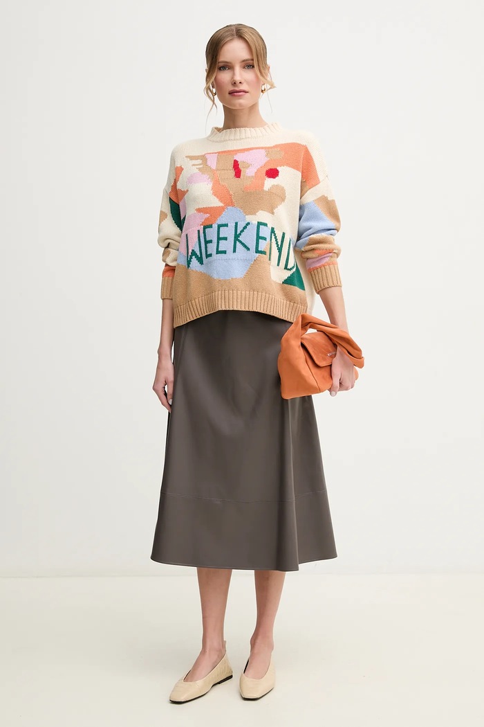 Weekend Max Mara pulover 2515361181600 bej SS25
