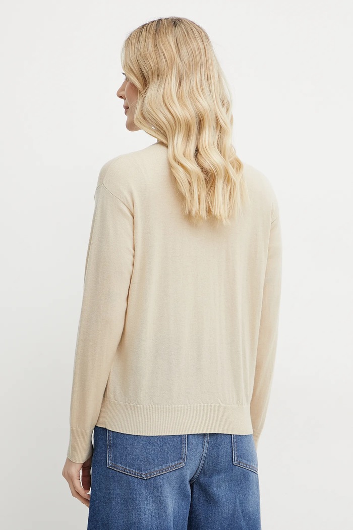 Oblečenie Vlnený kardigán Weekend Max Mara 2515381011600 béžová
