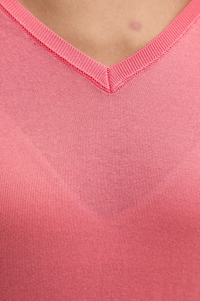 Пуловер United Colors of Benetton 103VD402R розов
