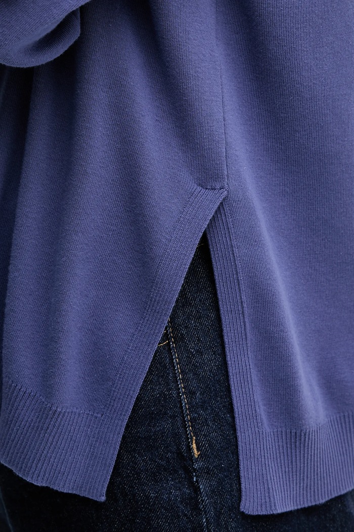 Bavlněný svetr United Colors of Benetton 1091D10D7 námořnická modř
