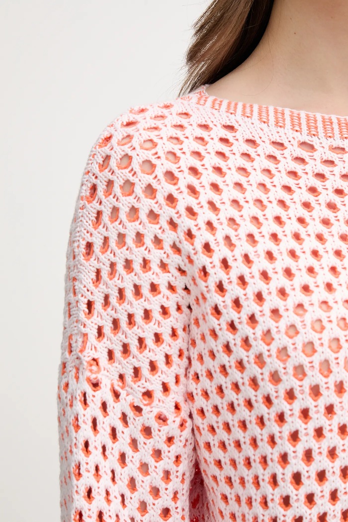 United Colors of Benetton sweter 1194E10D9 pomarańczowy