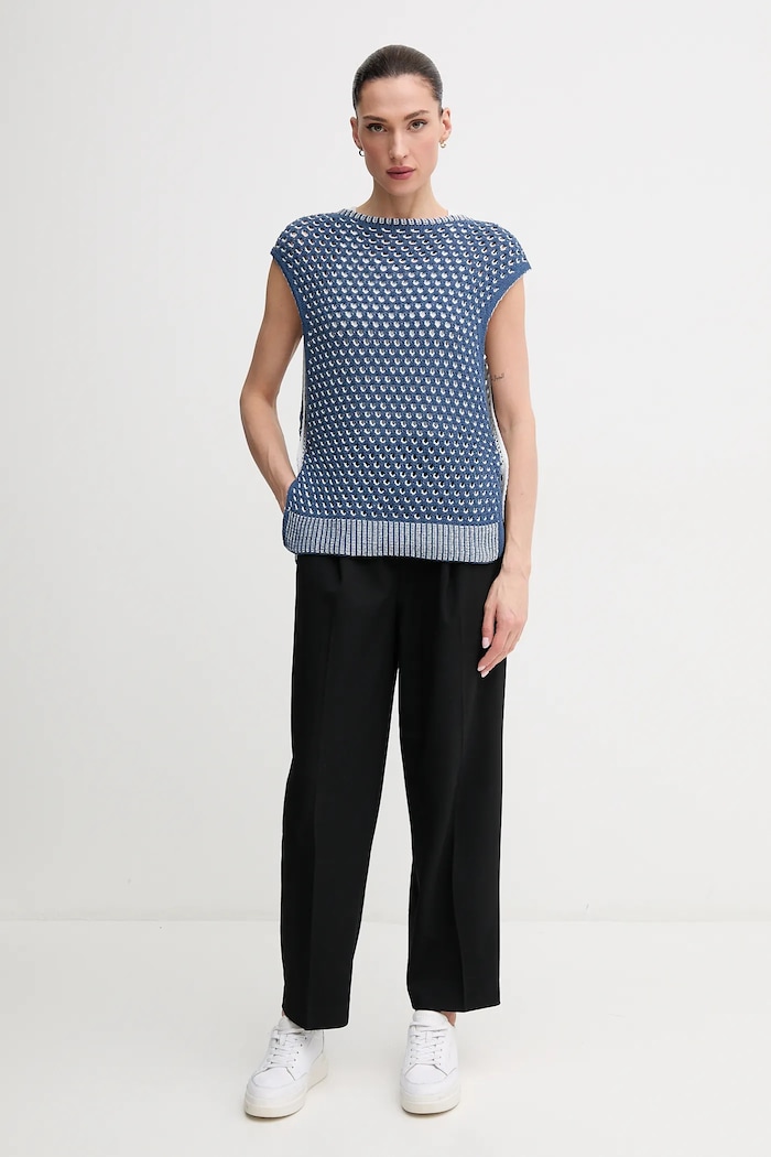 Prsluk United Colors of Benetton 1194E10DE mornarsko plava SS25