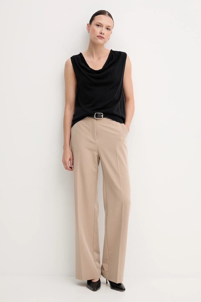 Топ United Colors of Benetton 123VD10DD черен SS25