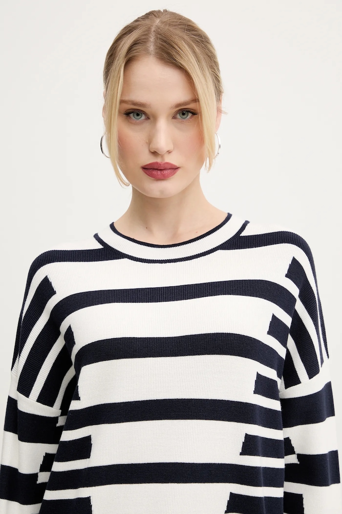 Desigual sweter COPENHAGUE biały 25SWJF01