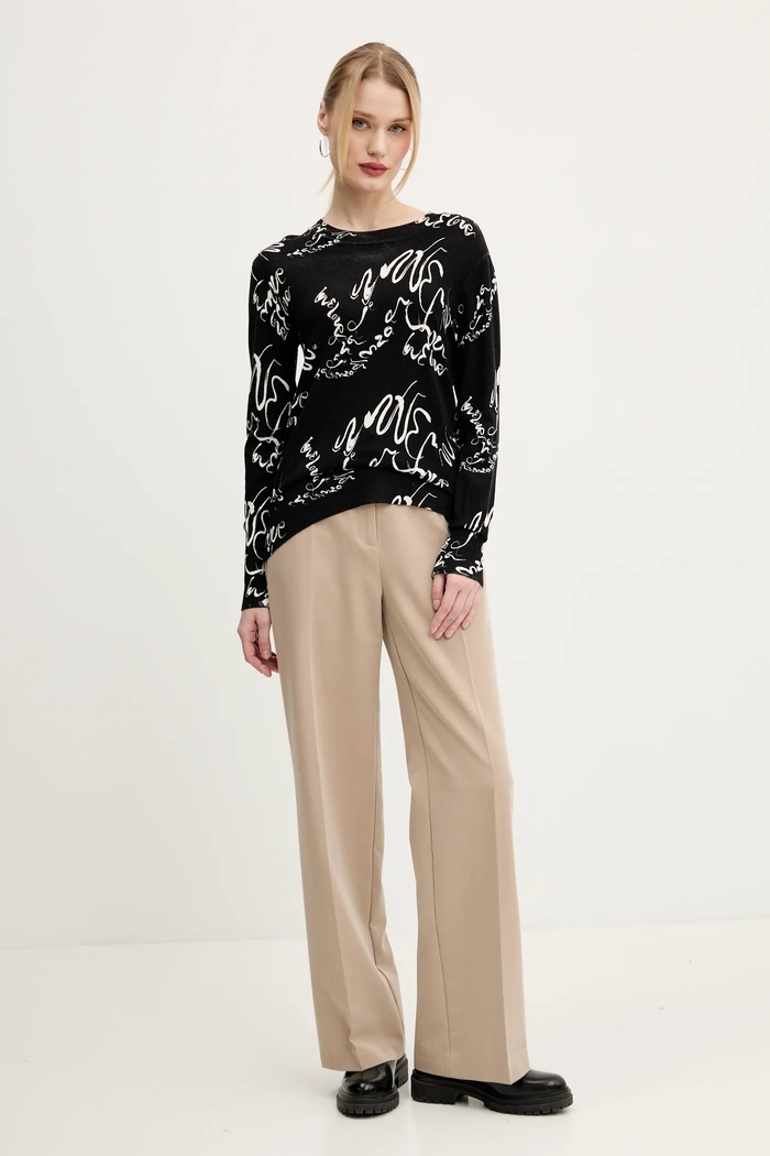 Desigual sweter MALMO 25SWJF04 czarny SS25