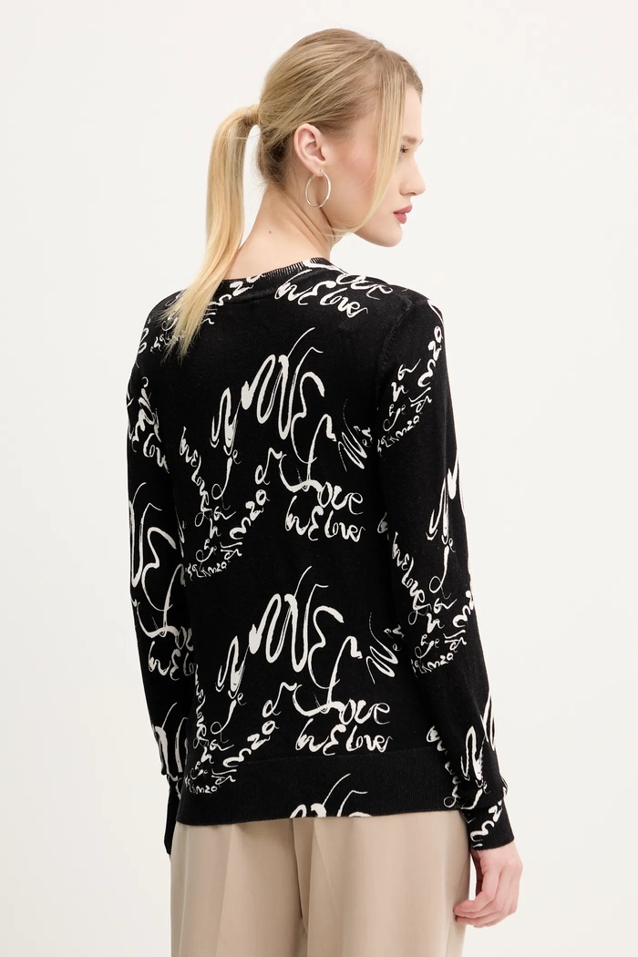 Odzież Desigual sweter MALMO 25SWJF04 czarny
