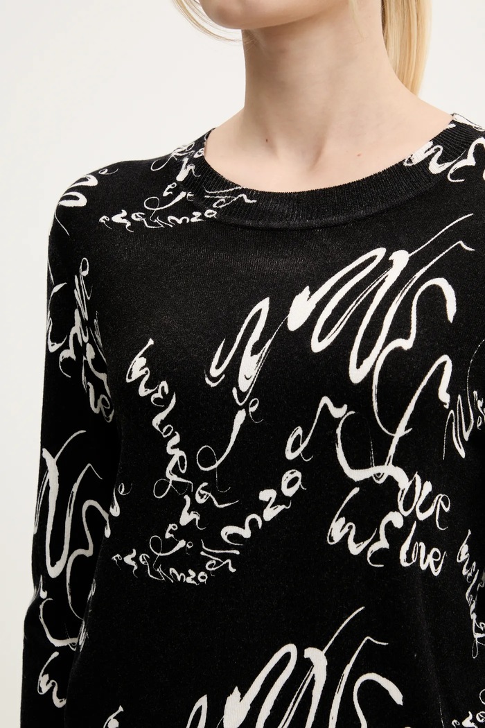 Desigual sweter MALMO 25SWJF04 czarny