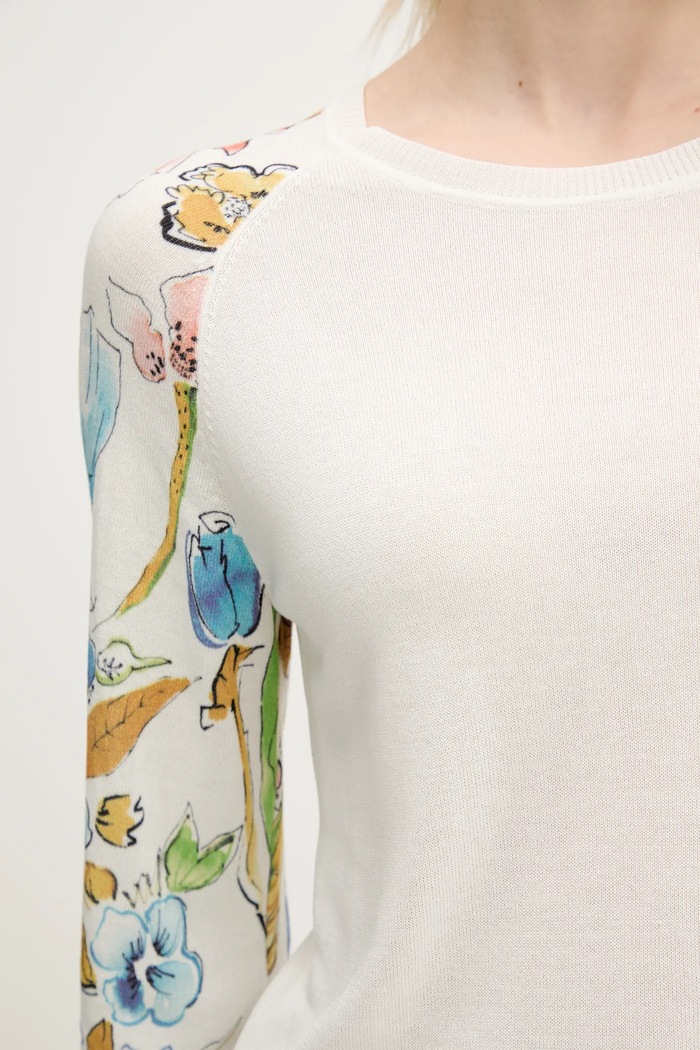 Desigual sweter z domieszką lnu RANDERS 25SWJF31 beżowy