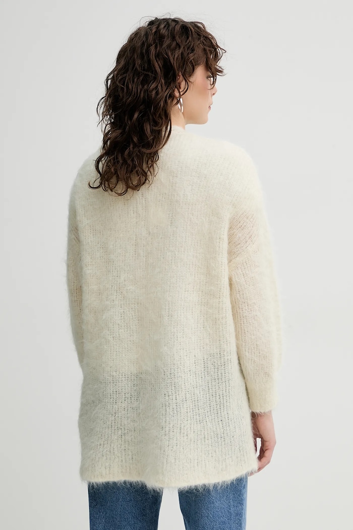 Odzież American Vintage sweter z domieszką wełny BYM19BE25 beżowy