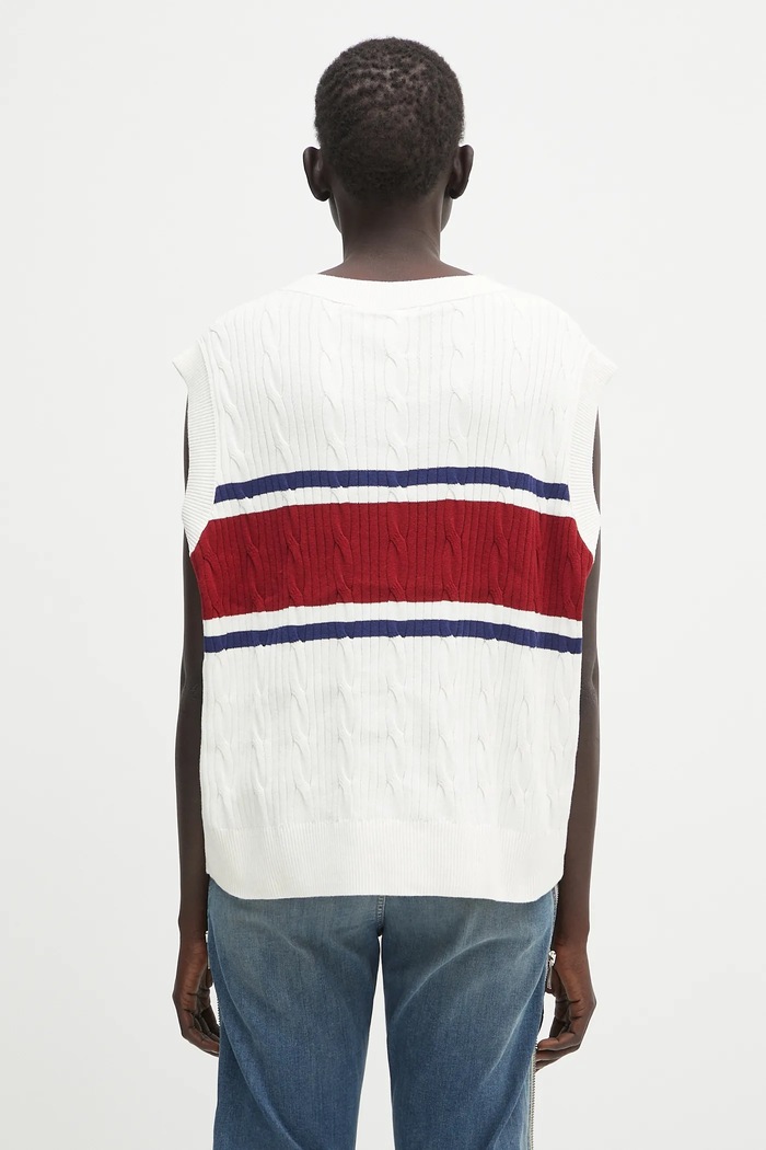 Clothing adidas Originals cotton gilet Retro KA4393 beige
