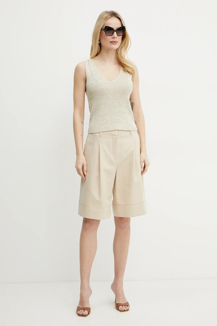 BOSS top 50534133 bej SS25