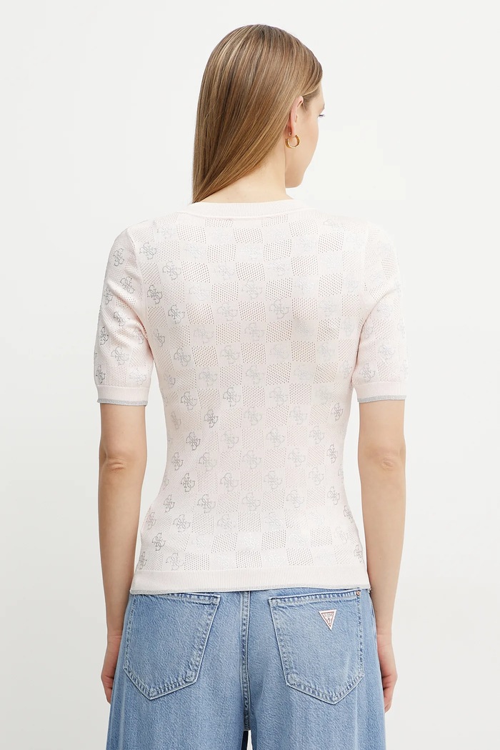 Oblečení Svetr Guess ROSIE W5GR20.Z3D60 růžová