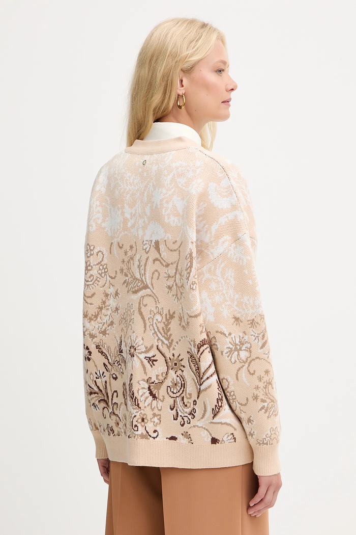 Îmbrăcăminte Guess cardigan MELINDA W5GR31.Z2ZK2 portocaliu