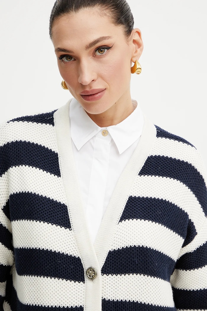 Жилетка с вълна Guess SOFIA бял W5GR38.Z37L1