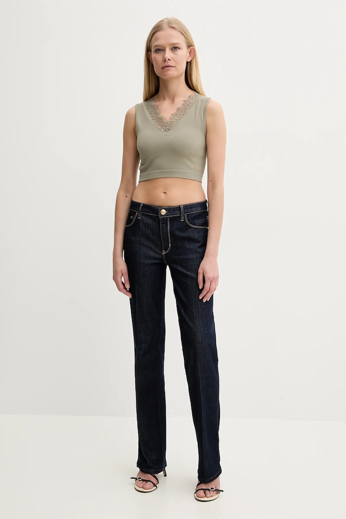 Top Guess RAQUEL W5GZ09.Z2ZN0 zelena SS25