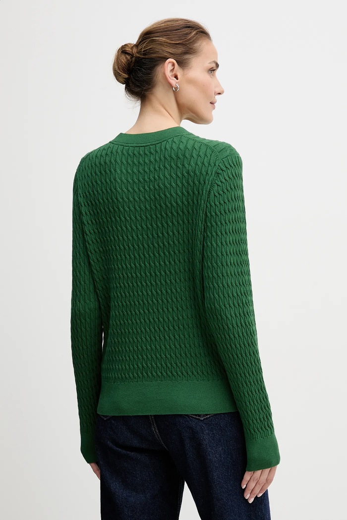 Îmbrăcăminte Tommy Hilfiger pulover de bumbac WW0WW44993 verde