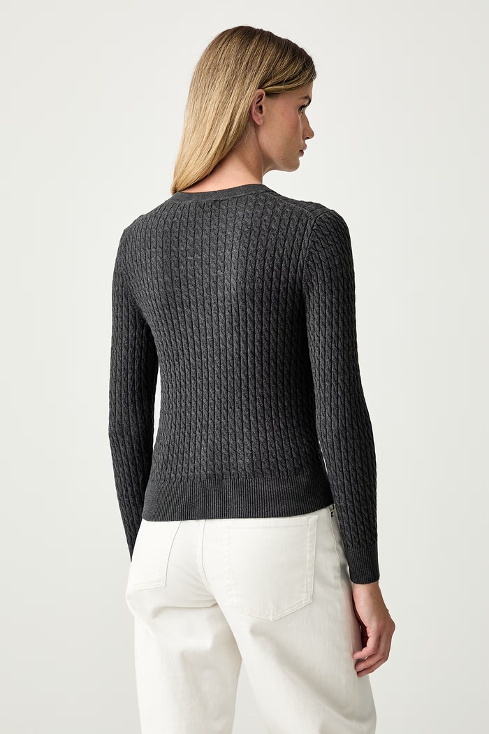 Odzież Tommy Hilfiger sweter damski bawełniany WW0WW44993 szary
