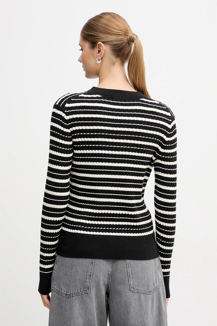 Ρούχα Βαμβακερό πουλόβερ Tommy Hilfiger WW0WW44993 μαύρο