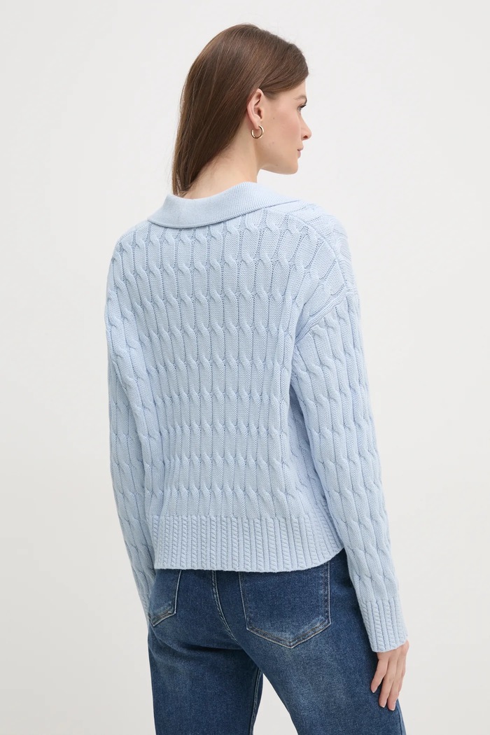 Ρούχα Πλεκτή ζακέτα Tommy Hilfiger WW0WW44501 μπλε