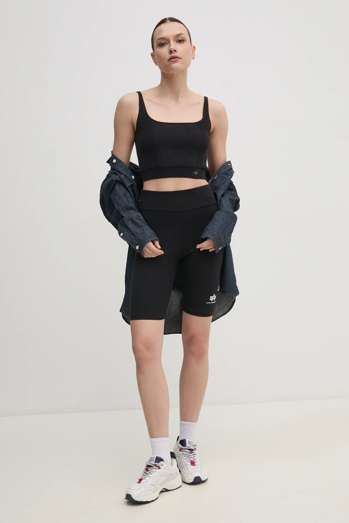 Top Calvin Klein Jeans J20J225227 čierna SS25