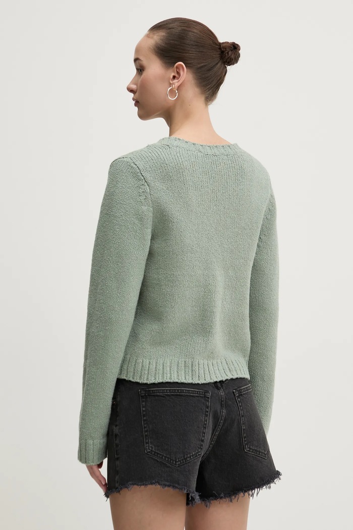 Ρούχα Πλεκτή ζακέτα Abercrombie & Fitch KI150.5028.340 πράσινο