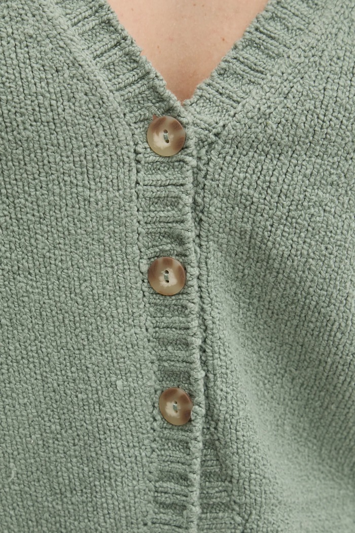 Πλεκτή ζακέτα Abercrombie & Fitch KI150.5028.340 πράσινο