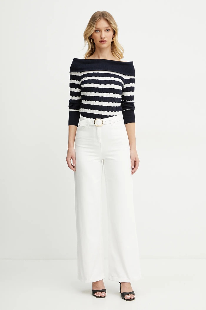 Morgan Pulover MSHEEL MSHEEL bleumarin SS25