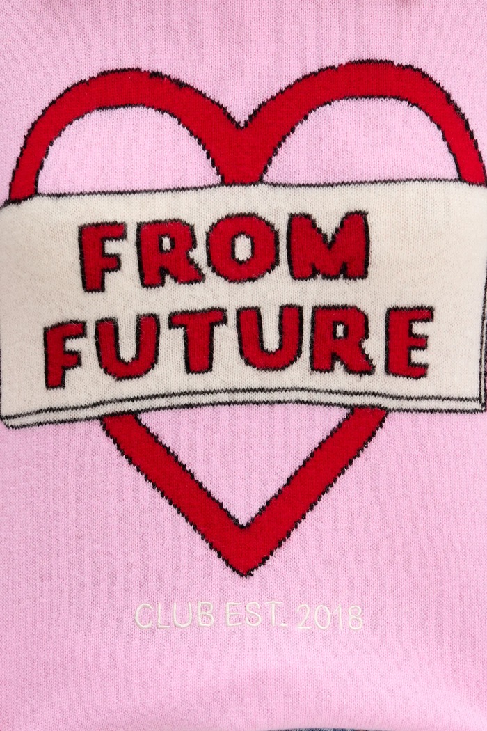 FROM FUTURE kasmír pulóver WPR02644 rózsaszín