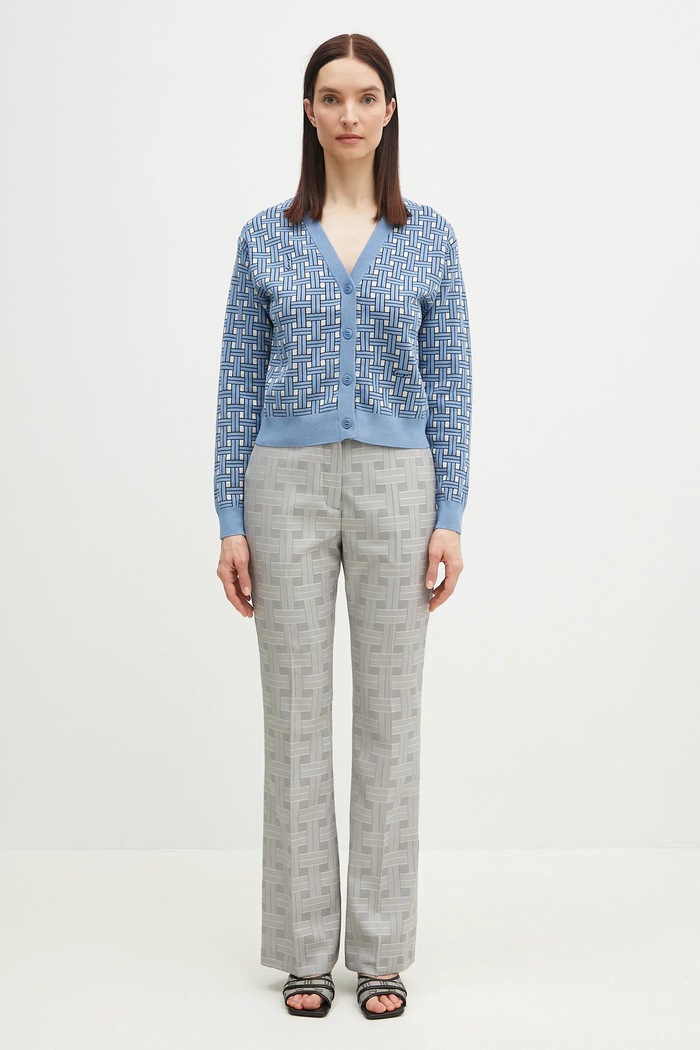 Kardigan Kenzo FF52CA4943CO.64 modrá