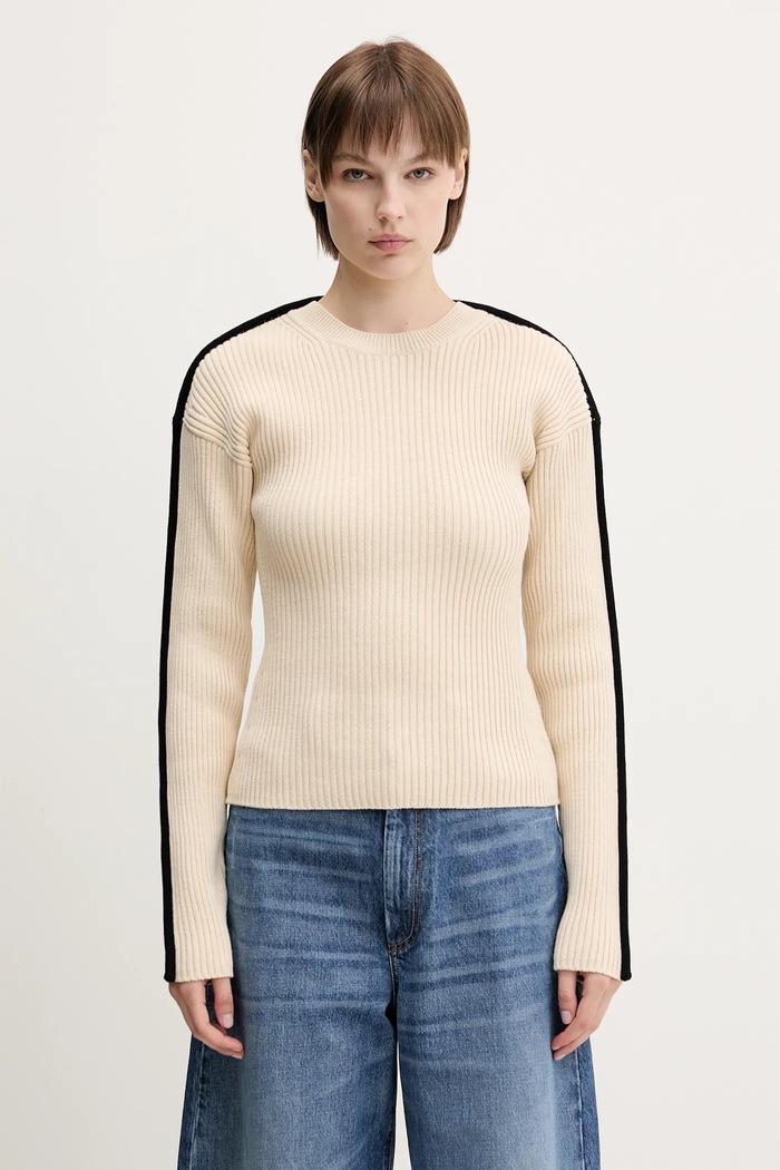 Pulover Sportmax Boemia bez uzorka bež 2512361051600