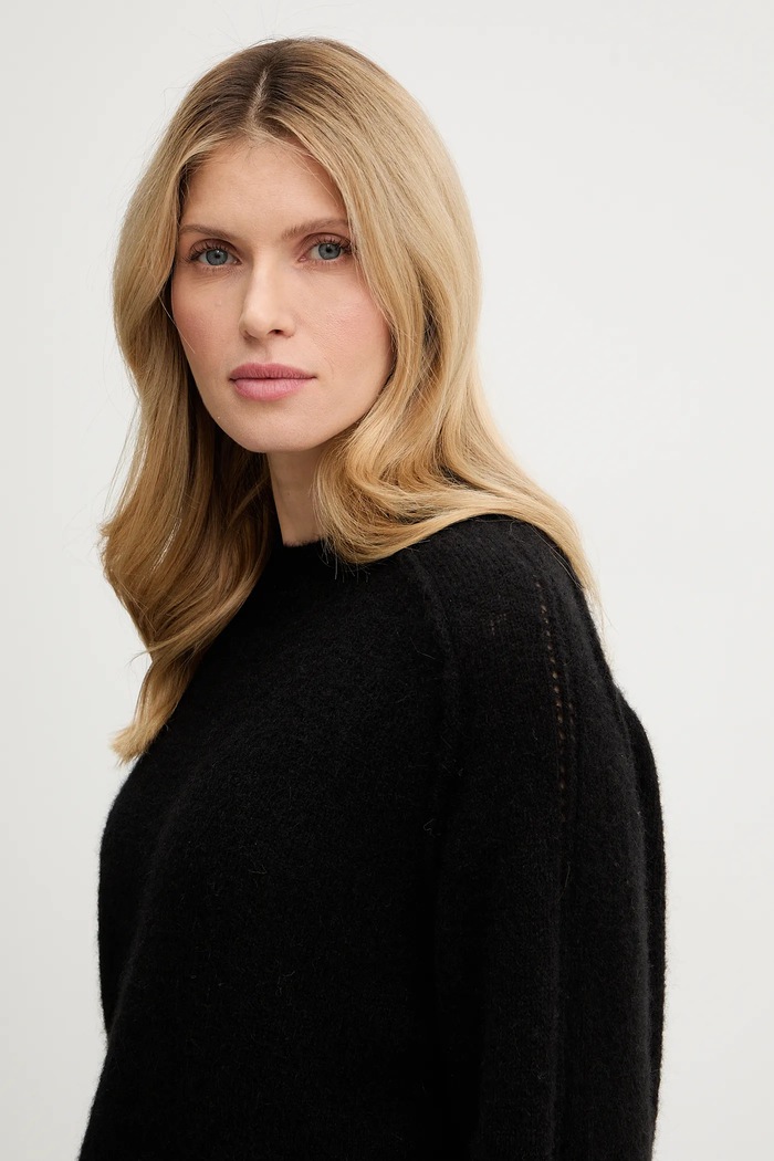 Sveter A.P.C. Pull Naomie čierna WPABE.F23283