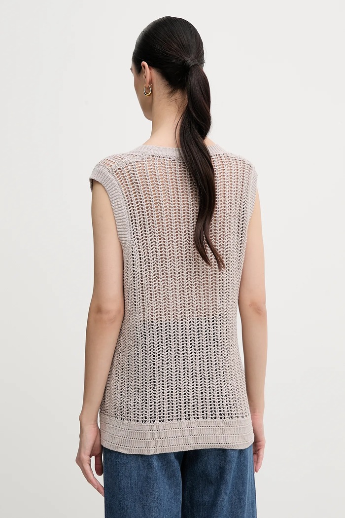 Îmbrăcăminte Sisley Vestă 15PLMH00J bej