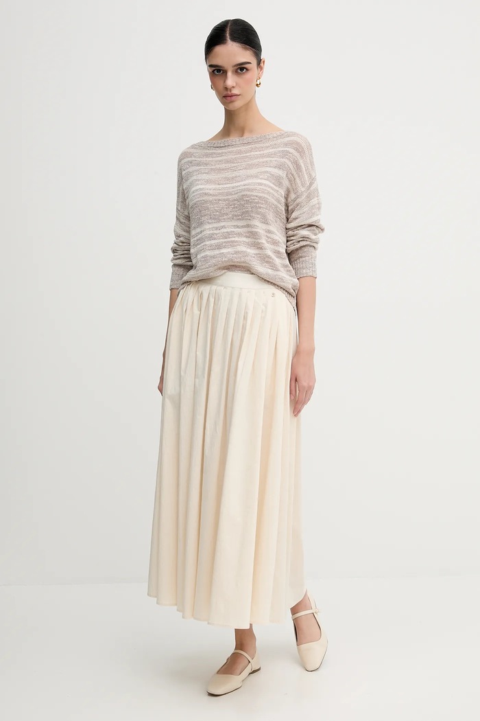 Sisley Pulover 116CL106F bej SS25